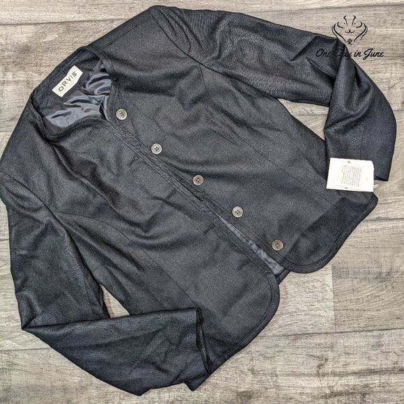 Orvis Silk 4 Button Blazer Size 10 - Picture 1 of 5